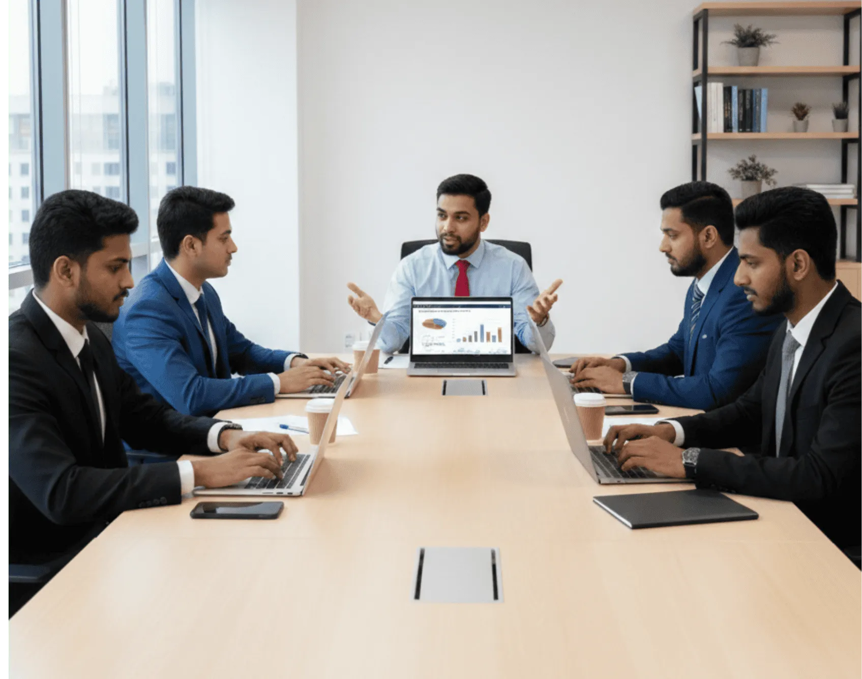 The SPPC Digital team in a client strategy meeting